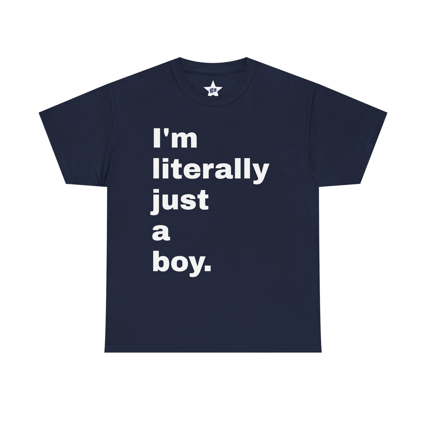 I'm Just a Boy Tee — Casual Youth Graphic T-Shirt