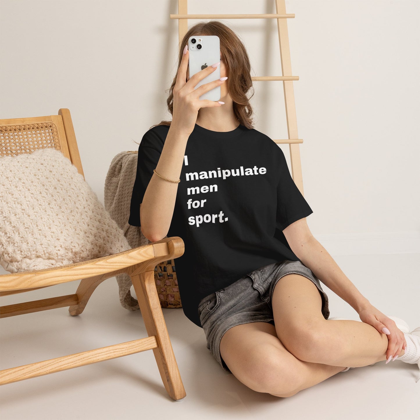 I Manipulate Men For Sport T-Shirt — Funny Sarcastic Graphic Tee