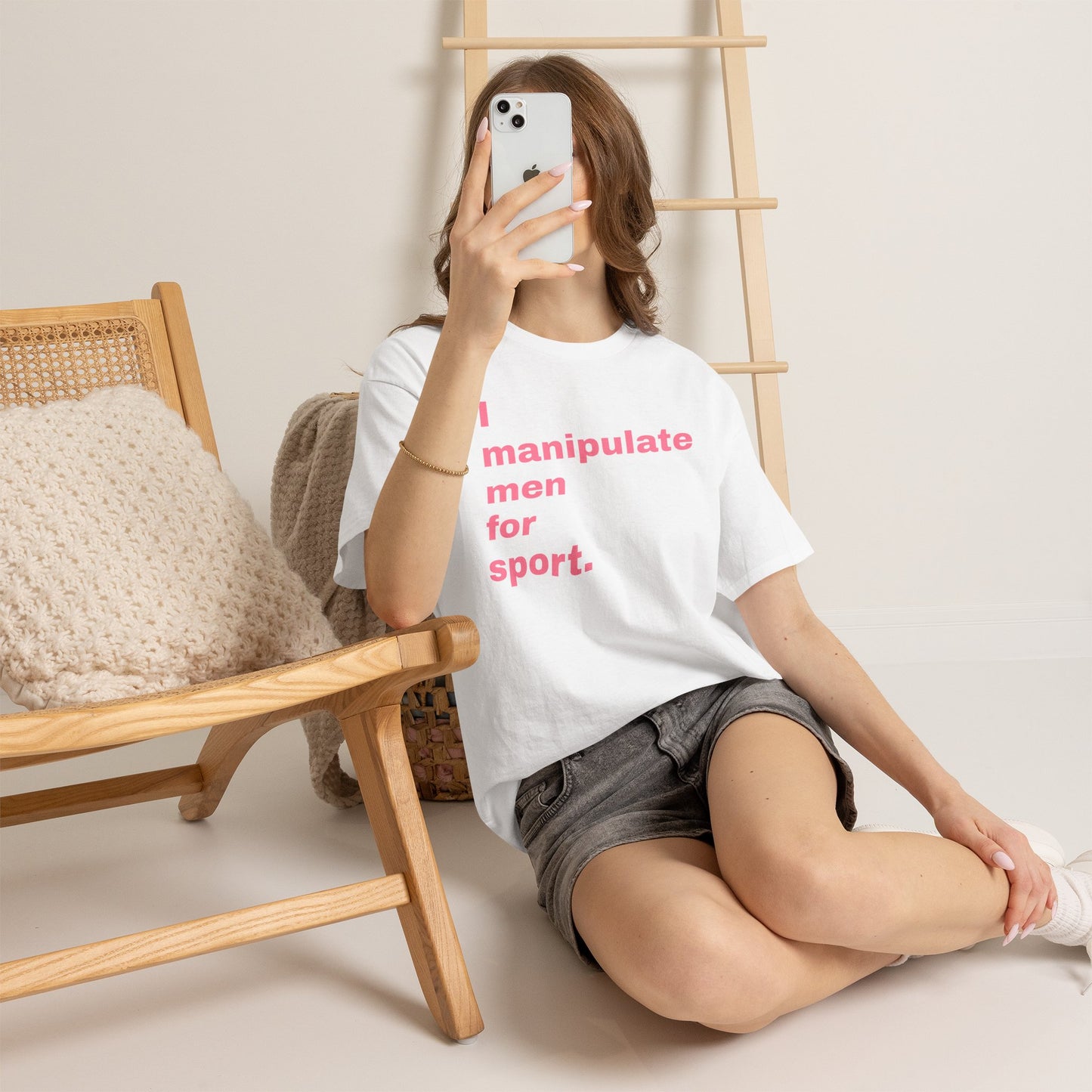 I Manipulate Men For Sport T-Shirt — Funny Sarcastic Graphic Tee