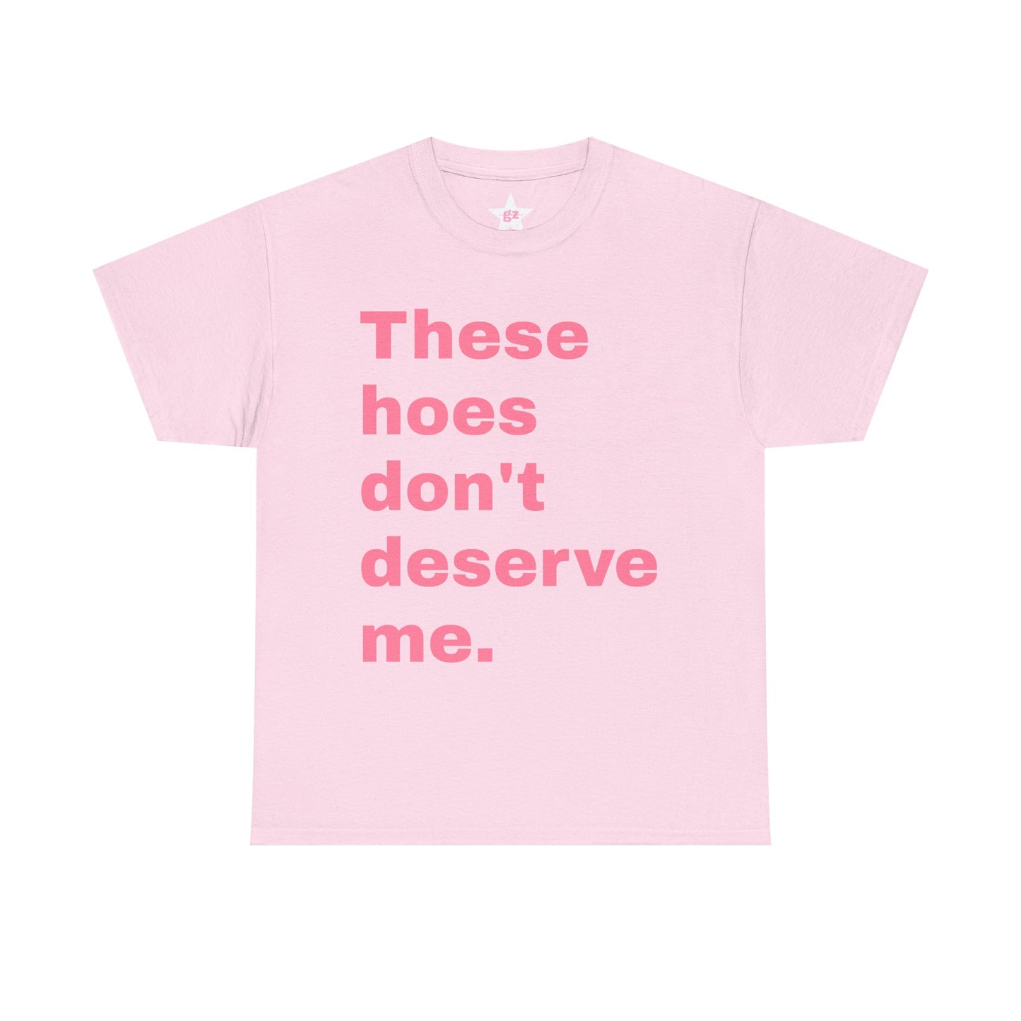 “These Hoes Don't Deserve Me” Tee