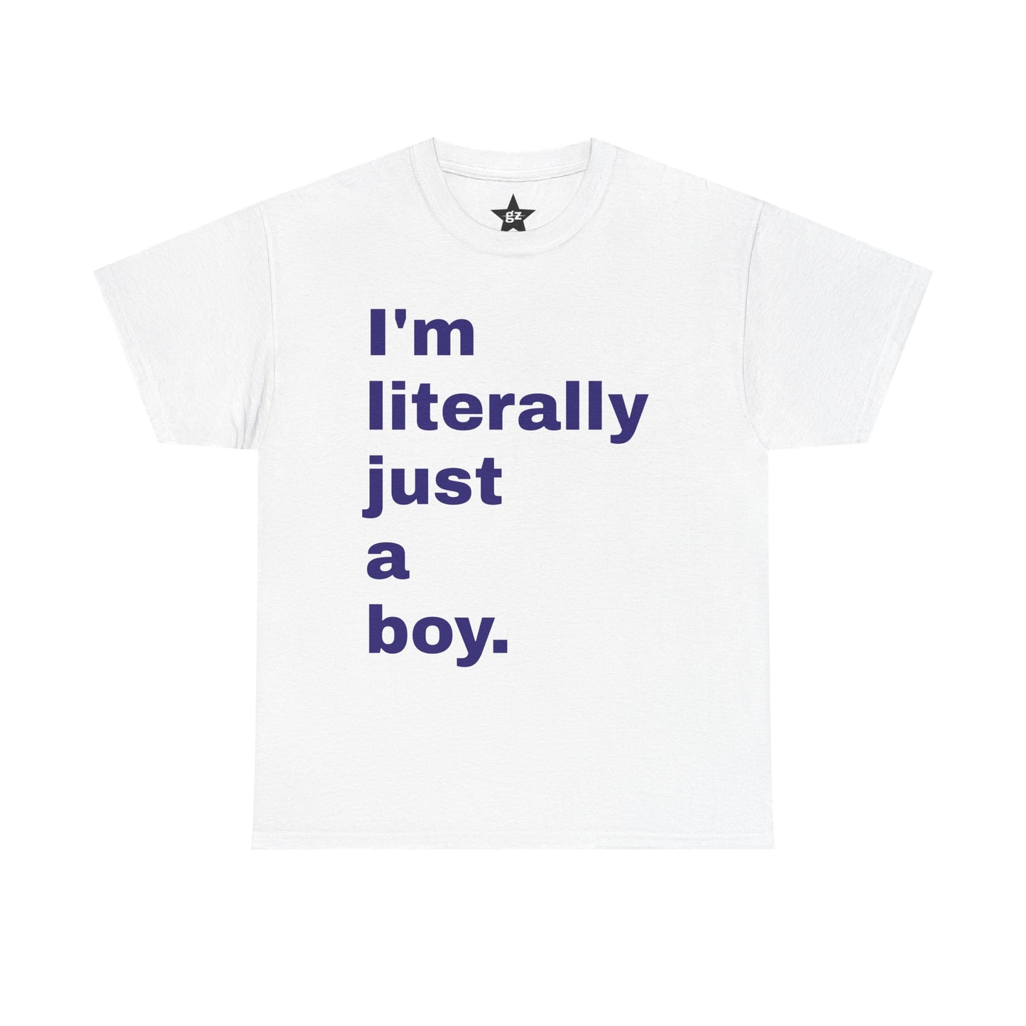I'm Just a Boy Tee — Casual Youth Graphic T-Shirt
